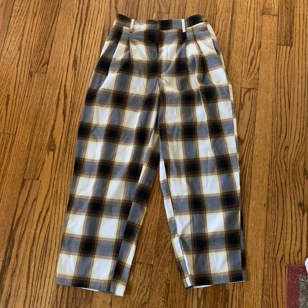 Urban outfitters plaid trouser size medium
